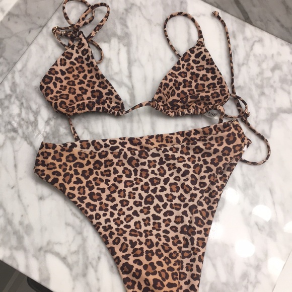 Kotomi cheetah print Rochelle bottoms tamson top - Picture 6 of 8